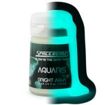 SpaceBeams Aquaris Glow in the Dark Paint (20ml) Bright Aqua Glow (Light Blue/Turquoise), Non-Toxic, Water Based