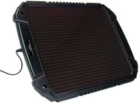 AA 12 V Car Solar Battery Trickle Charger, AA1432 - for Vehicles and Caravans - Battery Connectors Included, Solar 4.8W, Black