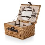 Picnic Time - A Picnic Time Brand 206-40-187-000-0 Classic Picnic Baskets, Beige Canvas