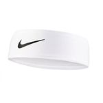 Nike Fury Headband 3.0 Dri-Fit Tennis Sports Running Sweatband (White – Black), N.100.2145.101.OS