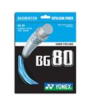 Yonex BG 80 Badminton String Sky Blue