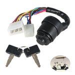 munirater Ignition Switch with Keys Replacement for Yamaha Gas 2 Cycle Golf Cart G1 1979-1989 J17-82508 - 20