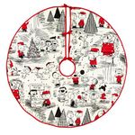 Hallmark Peanuts 40" Christmas Tree Skirt, Fabric