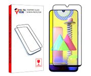 YOUTH MOBI Edge To Edge Tempered Glass Screen Guard Protector for Samsung Galaxy F41 / M21 / M31 / M30s / M30 / A30 / A50 / A50s (Pack of 1)