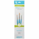 Princeton Artist Brush CO. SelectArtiste Fine Art Multi-Technique Brush Set, 3 x Synthetic Brushes, Ideal for Professionals & Students