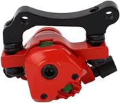 Electric Scooter Brake Disc Device Aluminum Alloy 10 Inch Right Side Electric Scooter Mechanical Brake Durable for Repair (Red)