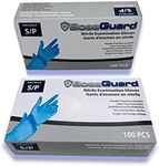 BossGuard Canada Premium Medical Grade Nitrile Gloves. Powder and Latex Free. 100 Disposable Gloves per Box