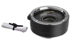 Canon Zoom Wide Angle-Telephoto EF 24-105mm f/4L IS USM 2x Teleconverter (4 Elements) + Nwv Direct Microfiber Cleaning Cloth.