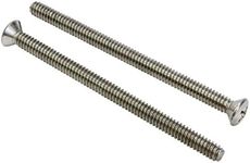 #10-24 X 4'' Stainless Phillips Oval Head Machine Screw, (25 pc), 18-8 (304) Stainless Steel, by Bolt Dropper