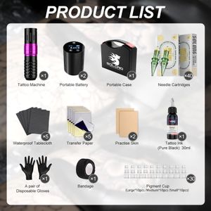 Solong Wireless Tattoo Kit – 2 Rechargeable Batteries