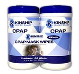 CPAP Mask Cleaning Wipes (140 Count 2-Pack) Convent Lint Free Cleansing