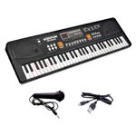 Jugutoz Electronic Digital Piano Keyboard 61 Keys- Multi-Function Portable Piano Keyboard Electronic Organ with Charging Function for Beginners