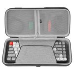 Geekria 75% Keyboard Case, Hard Shell Travel Carrying Bag for 84 Key Wireless Portable Keyboard, Compatible with Keychron K2, Logitech POP Keys Mechanical Keyboard