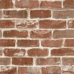 Red Brick Wallpaper Peel and Stick Wallpaper Vinyl Self Adhesive Wallpaper Removable Contact Paper 17.5''x118''