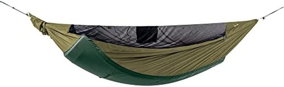 Ticket to the Moon ProMat Hammock (325 x 170 cm) Hammock with Insert Compartment for Sleeping Mat and Mosquito Net (Army Green)