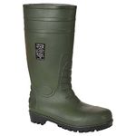 Portwest FW95 Waterproof Total Safety Wellington S5 Green, 36