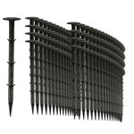 Hcrvvi 100 Weed Control Fabric, Membrane Pegs, Garden Fence, Strong Pegs, Lengths 15*cm Kopfdurchmesser 3.5cm Weed Accessories, Allotment Accessories, Garden Pegs for Weed Control Fabric