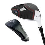 MAZEL Golf Fairway Woods 3 or 5, Titanium Golf Club 15 or 18 Degrees 44 Inches Right Handed Graphite Shaft (18, Degrees)