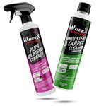 Wavex Plastic Leather Vinyle Rubber Cleaner with Carpet Cleaner Upholstery Concentrate|Set of 2