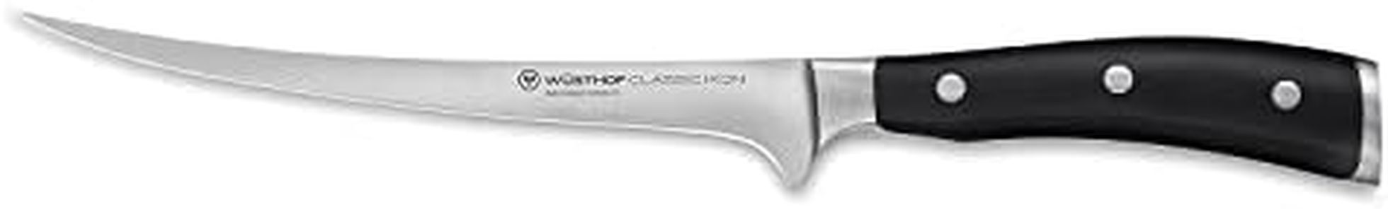Wüsthof Classic Ikon, cuchillo filetear curvo 18cm