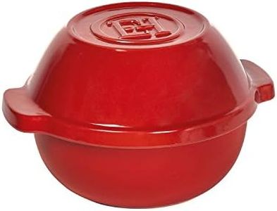 Emile Henry Ceramic Bread/Potato Cooker | Burgundy