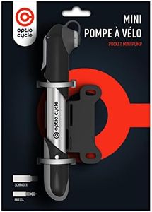 Pompe A Velo Optio Cycle Mini Pompe Velo 120 PSI (8,3 Bar)| Pompe Velo | Pompe a Main | Pompe a Velo a Main | Pompe à Vélo | Pompe Velo Main| Pompe à Velo | Pompe VTT | Pompe Relo Route | Bike Pump