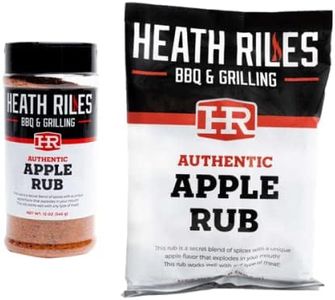 Heath Riles BBQ Apple Rub Combo with Refill Bag (1 Rub, 1 Refill Bag), Competition Winning Products from Pitmaster Heath Riles