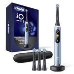 Oral-B Adult Io Series 9 Electric Toothbrush With 4 Brush Heads, Aqua Alabaster, 1 Piece