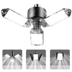 Kofarrten LED Garage Lights, Super Bright 8000LM LED Garage Blubs, 80W 6500K Deformable LED Garage Ceiling Lights Shop Lights for Garage, Workshop, Basement, Warehouse (1Pack)