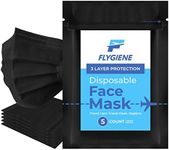 FLYGIENE - 3-Ply Black Disposable F