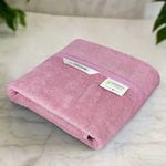 HEELIUM Bamboo Bath Towel | Lightweight & Quick Drying | Ultra Absorbent Towel | 140 x 70 cm - 400 GSM | Pack of 1 - Peach