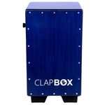 Clapbox Adjustable Snare Cajon CB40- Blue, Birch Wood (H:50 W:30 L:30) - 3 Internal Snares