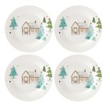 Lenox 890753 Balsam Lane 4-Piece Tidbit Plate Set