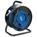 Draper 70838 Air Hose Reel, 20bar (280 psi), 20m, Blue and Black