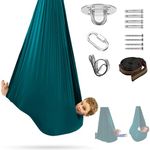 Sensory Swing, Therapy Swing for Kids & Adults, Cuddle Swing Indoor Outdoor, Swing Hammock for Child with Disorders, Autism, ADHD, Anxiety, Pod Swing Chair - 110" x 59"