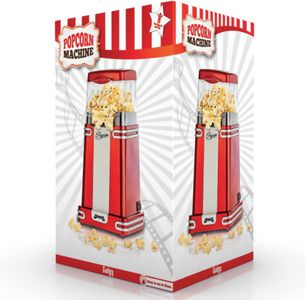 Gadgy Hot Air Popcorn Maker – Black