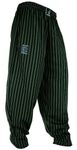 millionen-olly Bodybuilding Trousers + Gym + Sports Trousers + Baggy Trousers + Dark Green + S M L XL XXL XXXL, Dark green/black, striped., 3XL