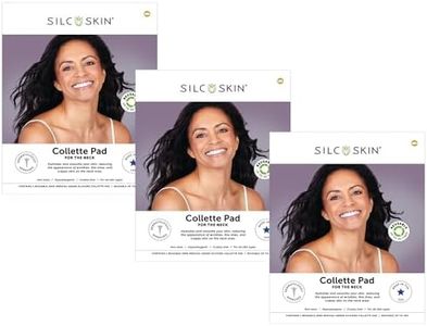 SilcSkin Collette Pad - Medical-grade Neck Wrinkle Patches, Smoothing Anti Wrinkle Pads, Reusable Silicone Patches, 90 Day Supply