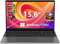 Molegar Laptop Computer, 15.6" FHD IPS Display,AMD Ryzen7 5700U Octa-Core Processor,16GB LPDDR4,1TB PCIe SSD, Fingerprint Reader, Backlit Keyboard, Webcam, Wi-Fi 6, Windows 11 Pro, Metal Shell, Grey