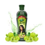 Dabur Amla Hair Oil - 180 ml | For Strong, Long and Thick hair | Nourishes Scalp | Controls Hair Fall, Strengthens Hair & Promotes Hair Growth