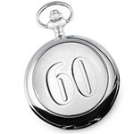 Men's 60th Birthday Pocket Watch Gift Sixtieth 60 Dad Grandad Gifts