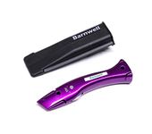 Barnwell Candy Violet Dolphin Delphin Carpet Fitters Work Trimming Fixed Knife and Holster NO Blades