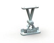 direct-fittingsuk.com 3x STATIC Caravan/Static/Mobile/Motorhome DOOR STOP.Sprung retainer VIVA Catch. WHITE