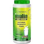 Pure Inulin Fiber Powder Natural Prebiotic Fibre Supplement, Clear and Taste Free, Increases good bacteria, Made from Chicory Root - 106 DOSES - 340 grams - by miNATURALS