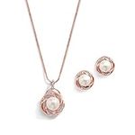 Mariell Freshwater Pearl Rose Gold 