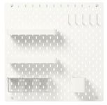SKADIS Pegboard Combination, White, 56x56 cm (22x22)