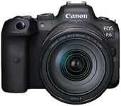 Canon EOS R6 Full-Frame Mirrorless Camera + RF24-105mm F4 L is USM Lens Kit Black