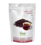 Holy Natural Hibiscus Tea for Hot and Cold Tea | Know as Hibiscus Sabdariffa Tea, Rosella Flower Tea | Dried and Edible Grade | 500 gm