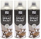 151 Professional Clear Lacquer Multipurpose Spray Bike Van Car Fast Drying 400ml (3)