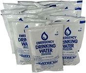 Datrex Emergency Water Packet 4.227 oz - 3 Day/72 Hour Supply (18 Packs), White